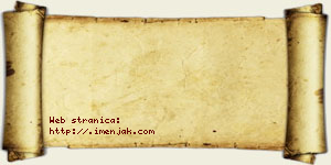 Emilija Perov vizit kartica